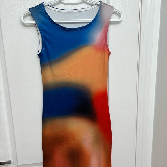 Sleeveless Slit Midi Dress - Picture 3 of 5